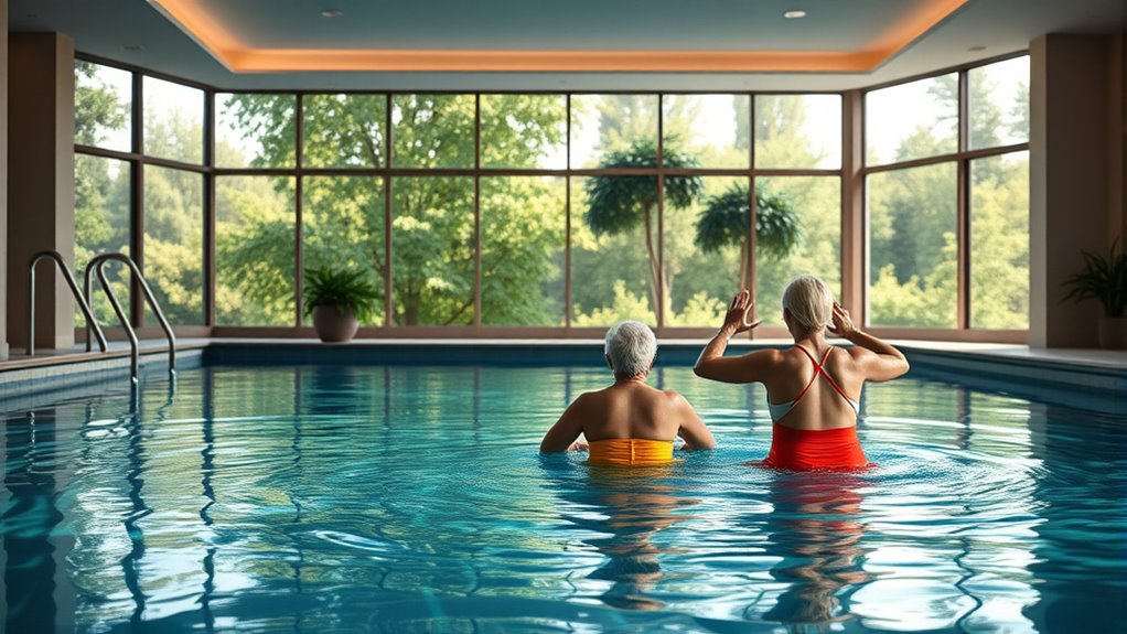 senior friendly aquatic exercise