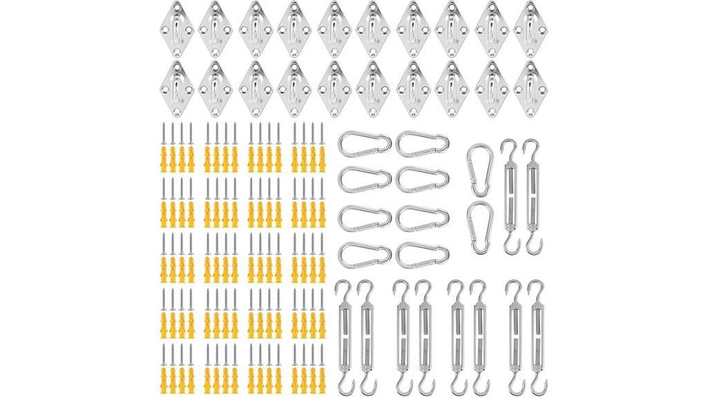 shade sail fixing kit