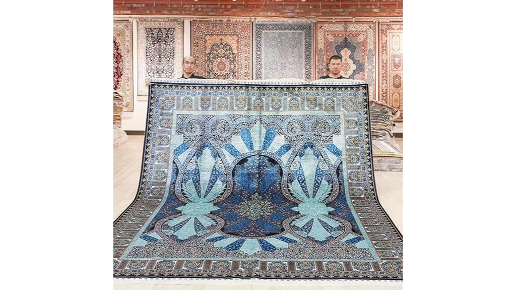 silk area rug villa