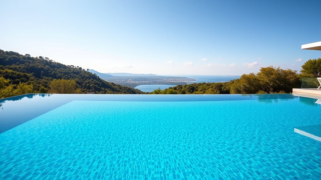 simple clean pool layout