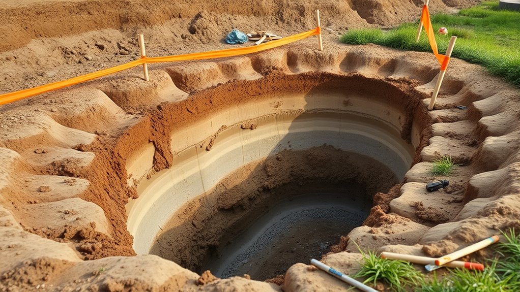 site excavation and ground prep