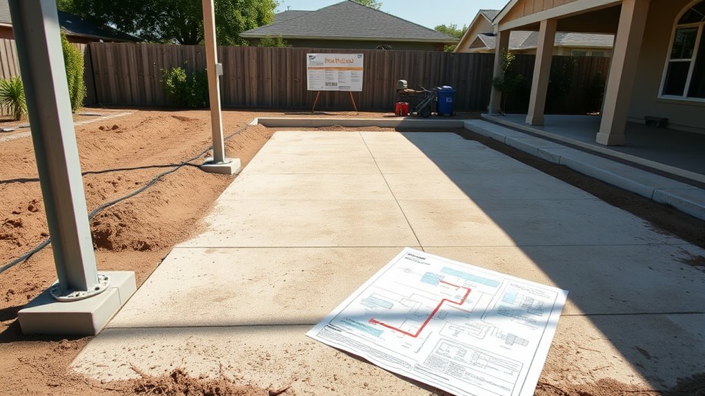 site space leveling clearance