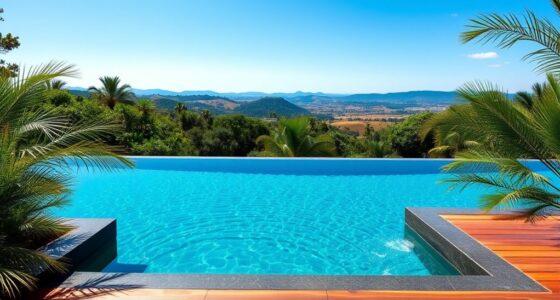 small backyard infinity pool