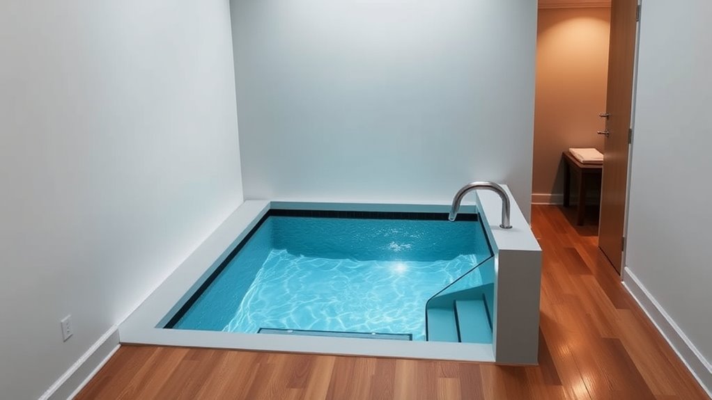 small space functional swimming