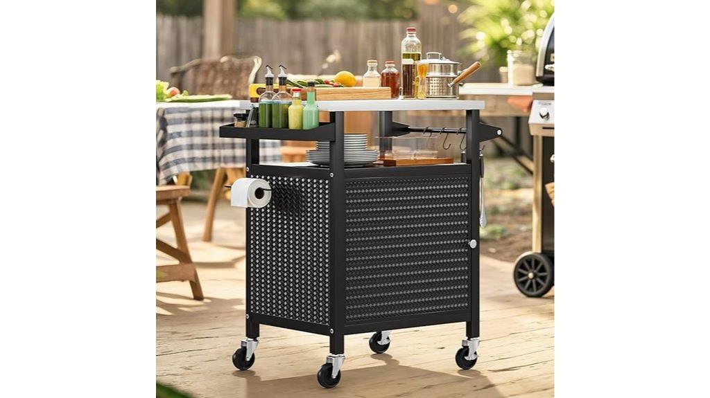 stainless steel outdoor grill