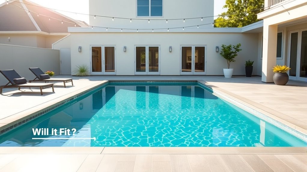 standard swimming pool dimensions