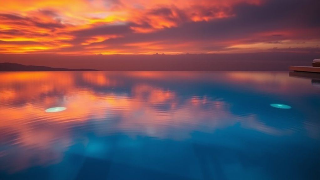 strategic underwater lighting placement