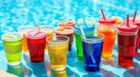 stylish spill proof pool drinkware