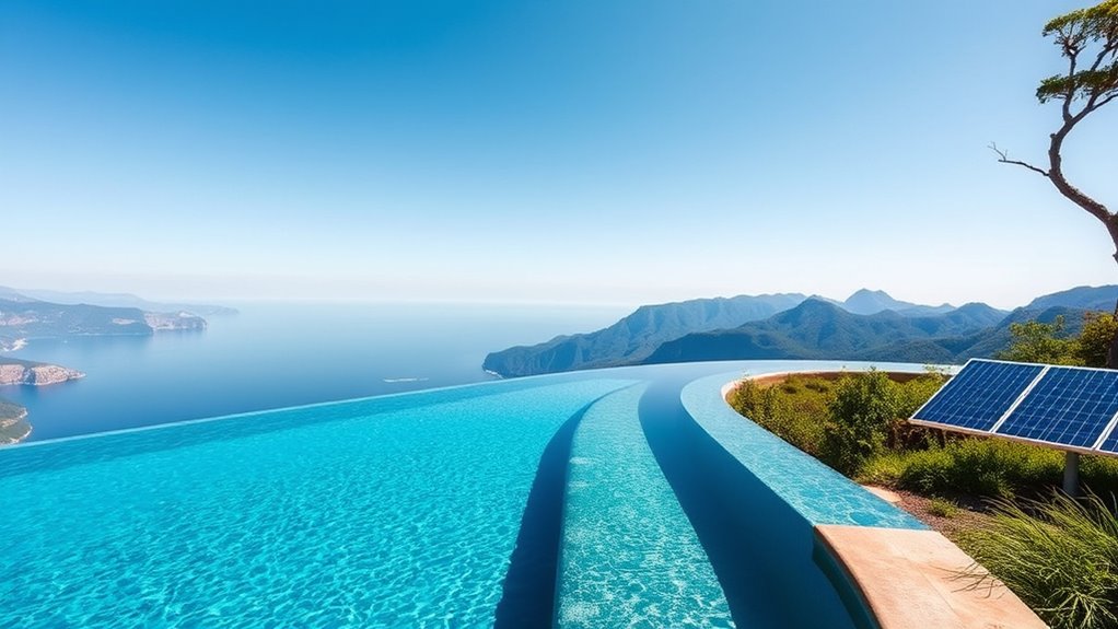 sustainable infinity pool design