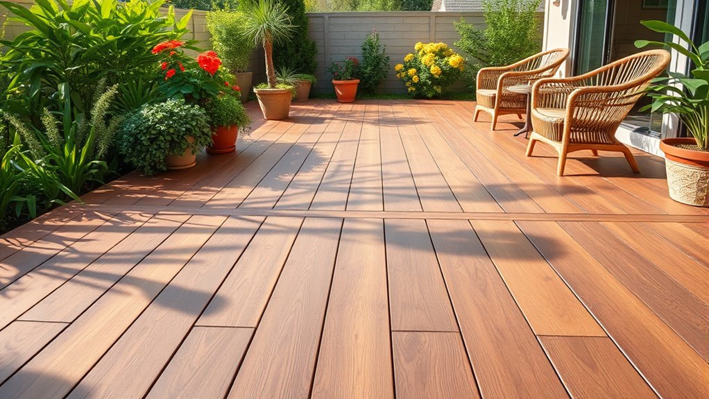 sustainable stylish composite decking