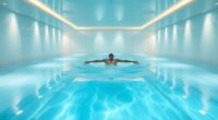 swimming against a current