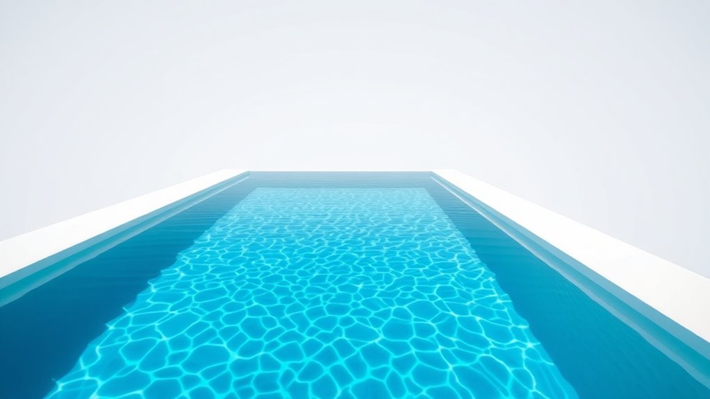 swimming laps in an endless pool