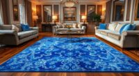 top blue silk rug picks