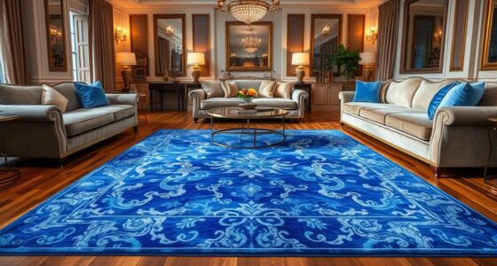 top blue silk rug picks