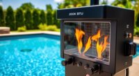 top gas pool heaters