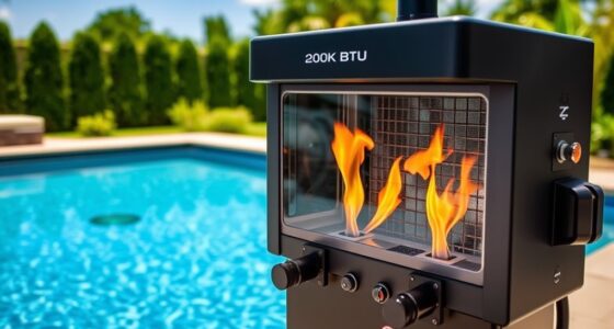 top gas pool heaters