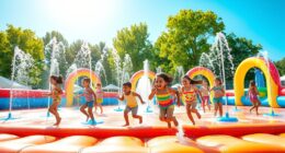 top inflatable splash pads