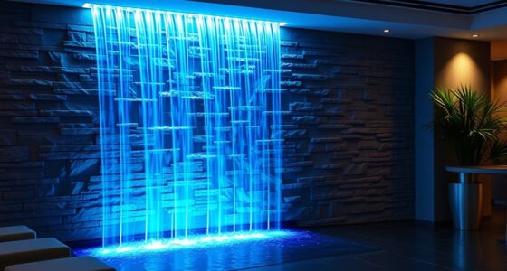 top led waterfall lighting options