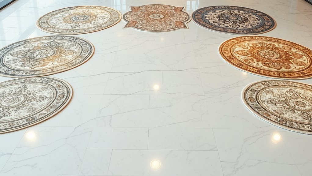 top metallic silk carpet picks