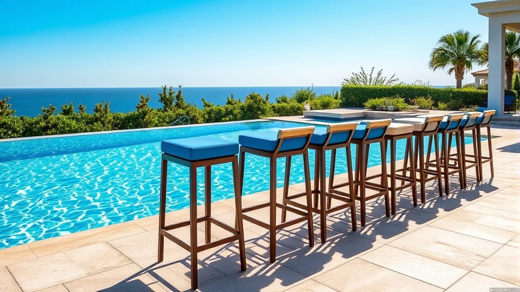 top outdoor pool bar stools