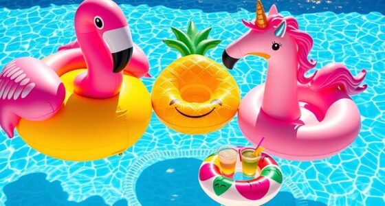 top pool inflatable decorations