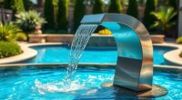 top pool water features