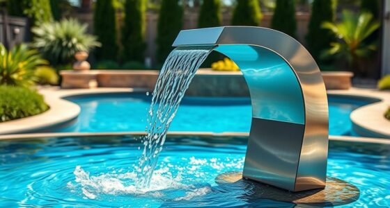 top pool water features