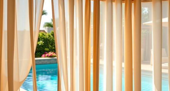 top poolside curtain selections