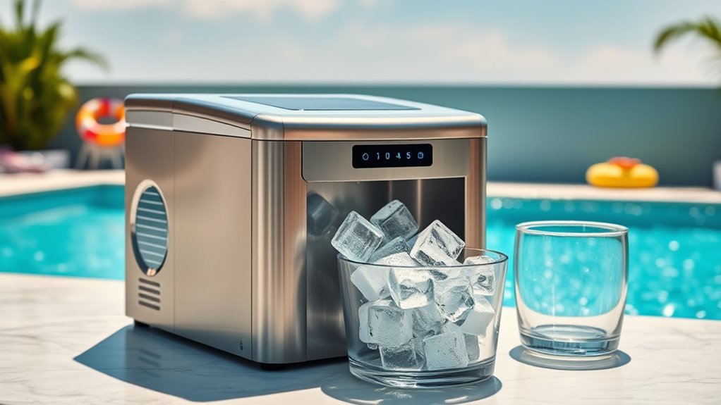 top poolside ice makers
