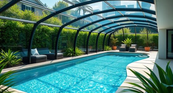 top retractable pool enclosures