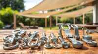 top shade sail hardware kits