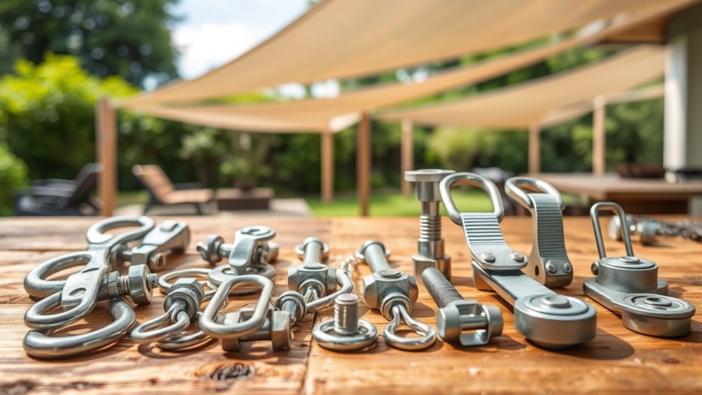 top shade sail hardware kits