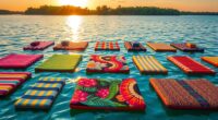top water floating loungers