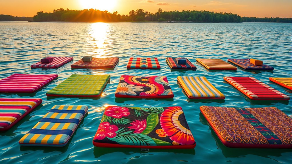 top water floating loungers