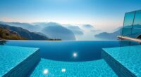 transparent acrylic pool walls