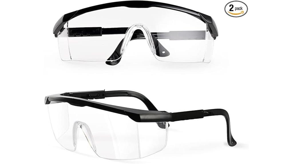 two pack safety glasses