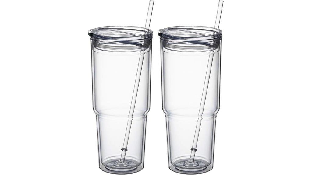 two piece insulated tumblers