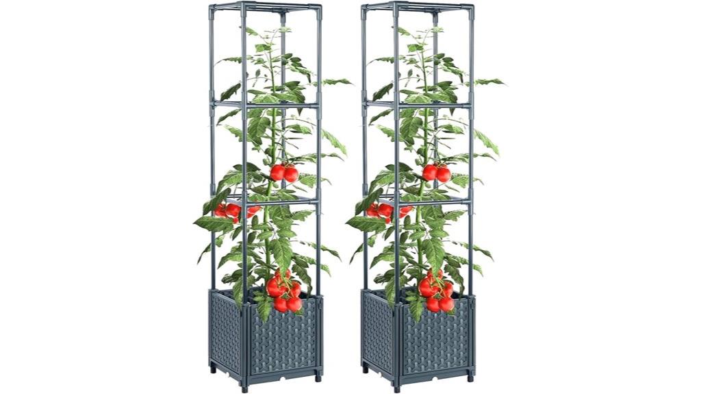two tomato planter sets