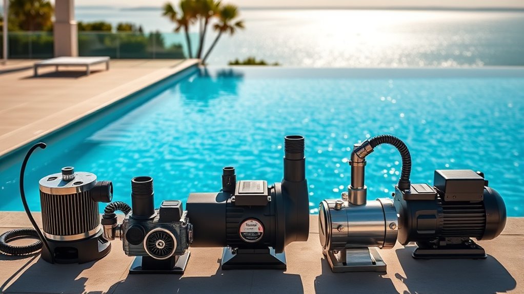 types of pool pumps