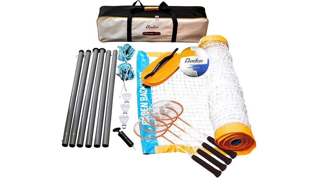 volleyball and badminton set