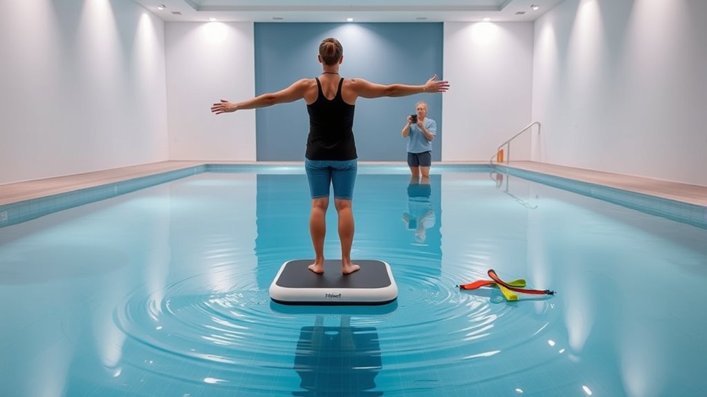 water based balance exercises