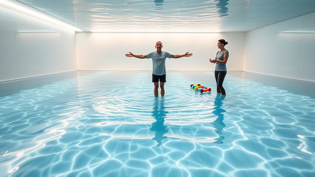 water based balance training