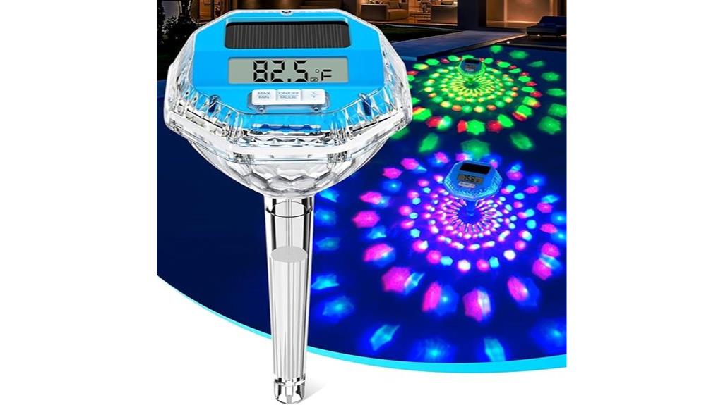 waterproof lcd pool thermometer