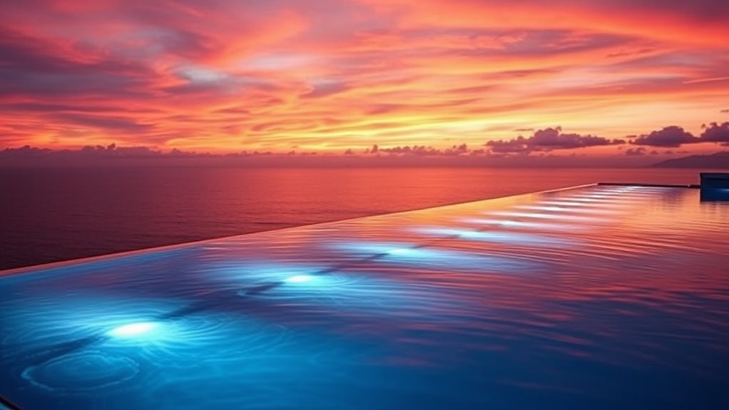 waterproof pool edge lighting