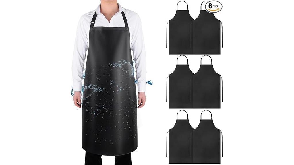 waterproof rubber apron pack