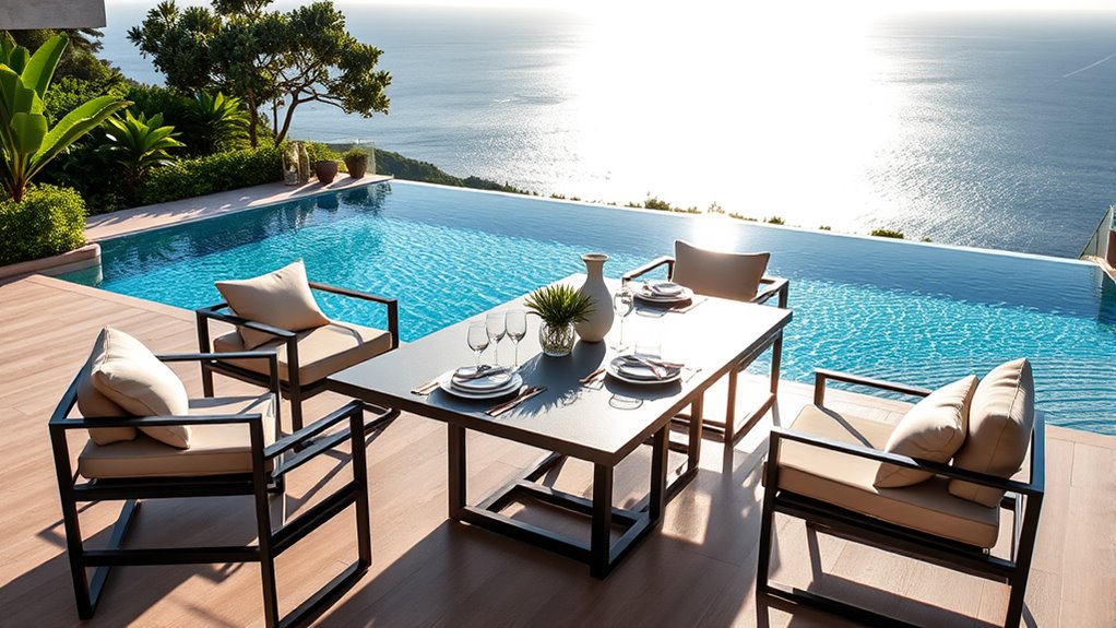 weather resistant outdoor dining furniture