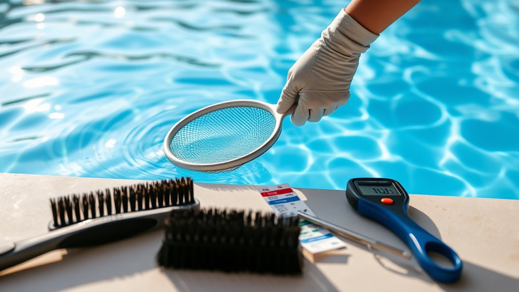 weekly pool maintenance checklist