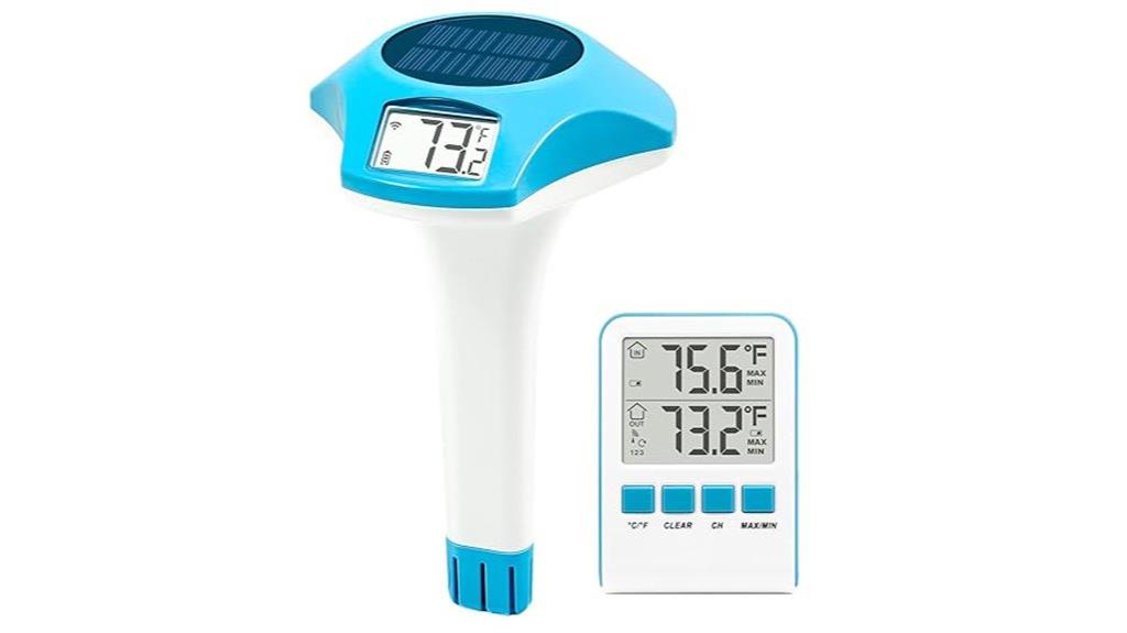 wireless floating pool thermometer