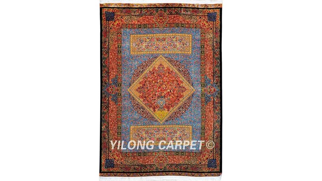 yilong handmade silk rug