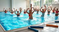 at home water aerobics routines